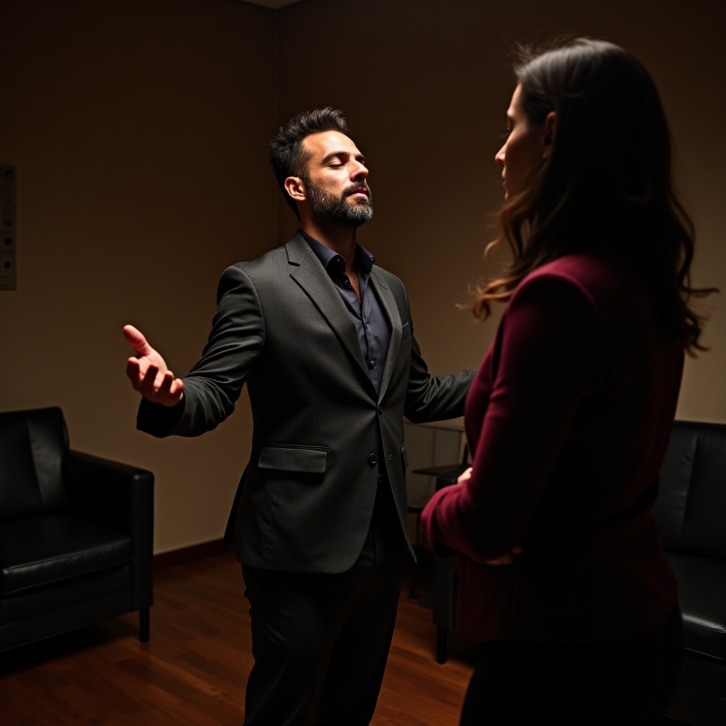 Sessione di coaching sulla gestione dell'ansia da palcoscenico in ambiente professionale